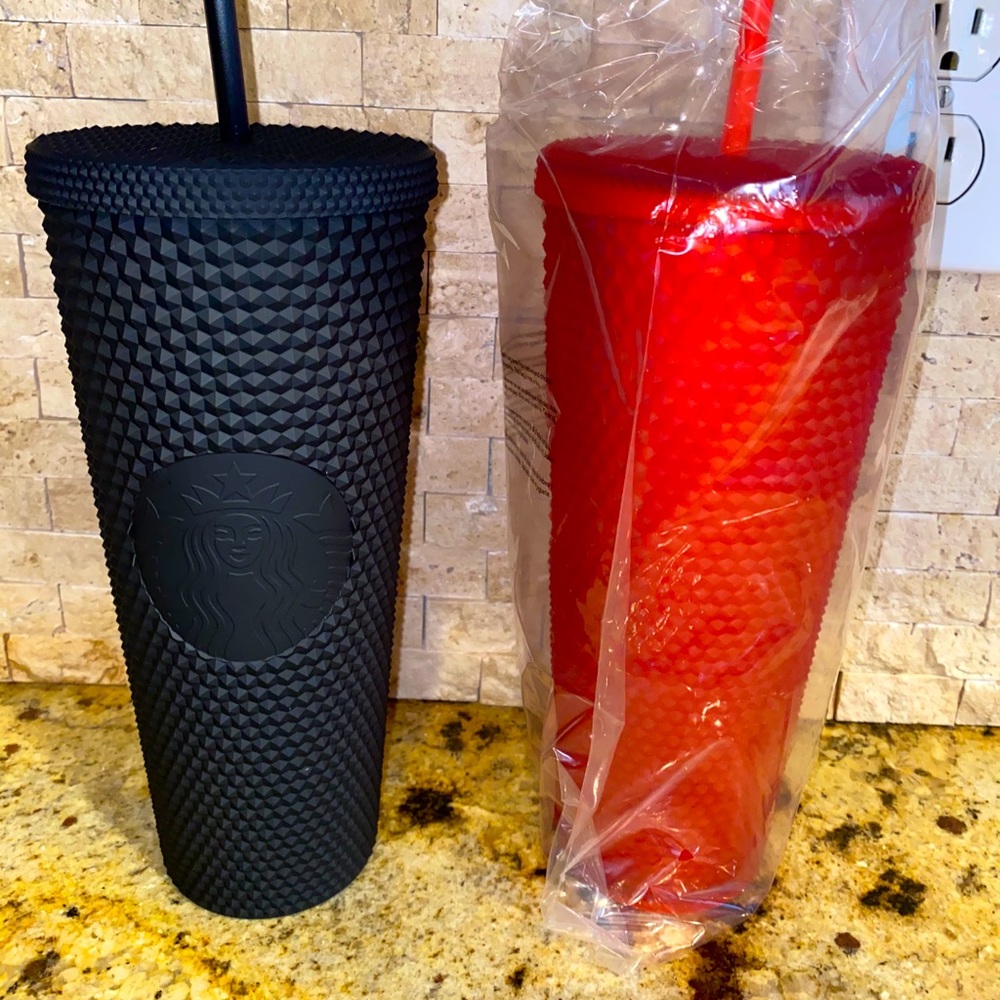 New Starbucks water cups.